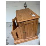 Magazine Rack End Table