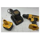12V De'Walt Drill, Batteries, and Charger