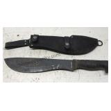 KA-BAR Machete and Sheath