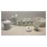 Vintage Harvest Grape Milk Glass Collection