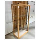 Glass Display Shelf on Rollers