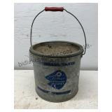 Vintage JC Higgens Metal Minnow Bucket