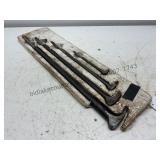 Rolling Head Pry Bar Set