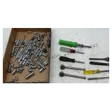 1/4' Drive Ratchets, Drivers, & Sockets
