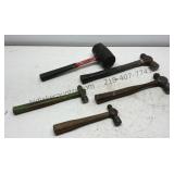 Ball Peen Hammers & Rubber Mallet