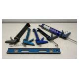 Level and Caulk Guns