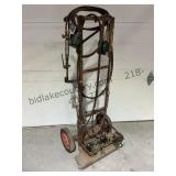 Acetylene Torch, Cart, Regulators, and Hose