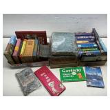 Books, VHS Tapes, and DVDs
