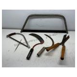 Saws, Pruning Shears, and Sickles