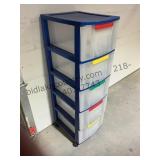 Plastic Storage Drawer Unit