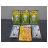 (11) Brand New Light bulbs, Still In Packages