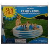 Inflatable Pool: 80" Diameter (Almost 7ft) 22"h