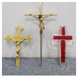 (3) Crucifixes