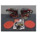 (2) SKIL Sanders w/Case & Sanding Discs: Both Work