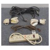 (4) Extension Cords, (1) Power Strip: All Work