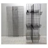 (2) T Shaped Retail Display Racks w/ More