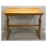 (1) Large Wooden Desk