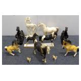Assortment Of Horse Figurines