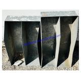 Pair of Metal Parts Bins
