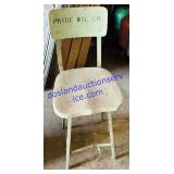 Antique Price Oil Co. Stool