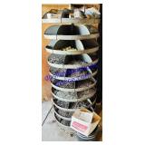 Round Parts Bin w/ nails/screws/etc.