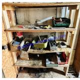 Contents of Shelf: misc. hardware
