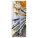 Contents of Rack: PVC,conduit,pipe,iron,sqtube,etc