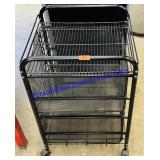 Rolling Office Stand w/ Wire Drawers