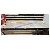 Steel Work Bench w/ Shelves 133x34x40
