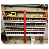 Cubby & Contents:copper fittings,valves,brackets