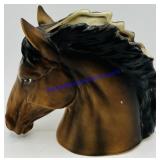 Ceramic Horse Head Planter