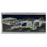 Hess Helicopter With Motorcycle And Cruiser,