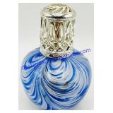 Blue Swirl Glass Fragrance Diffuser