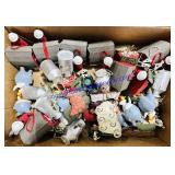 Lot of Misc Farm Christmas Ornaments