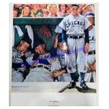 Wood Norman Rockwell The Dugout Wall Art 8x10"