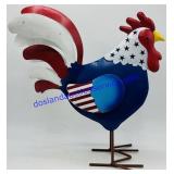 Sheet Metal Star Spangled Chicken Figure