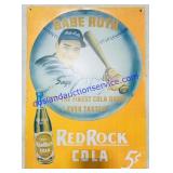 Metal Red Rock Cola Sign 11.5x16"