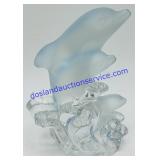 Art Glass Dolphin Figure