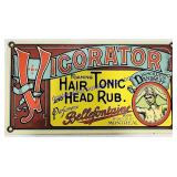 Porcelain Vigorator Brand Small Sign 9x5"