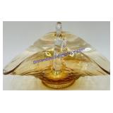 Fenton Honeycomb & Clover Marigold Carnival Glass