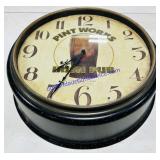 Plastic Pint Works Irish Pub Clock 18x1&x6"
