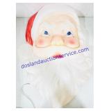 Light Up Plastic Blow Mould Santa Head