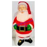 Light Up Plastic Blow Mould Santa Figure
