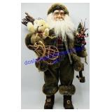 Santa w/ Gifts Doll/Decoration