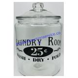 Large Glass Laundry Room Jar