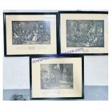 Antique 3 Print Set (Each is 21x17")
