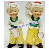 2 Ceramic Arabian Figures