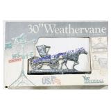 Horse Buggy Weathervane 30"