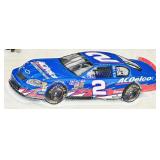 Metal No. 2 Car NASCAR Sign 17x45"