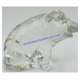 24% Lead Crystal Pig Figure